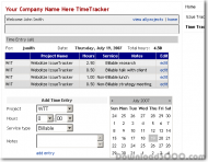 iTimeTrack screenshot